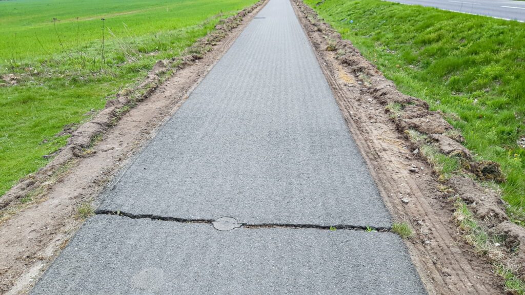 Bodenstabilisierung Windkraft Waldweg - F.J. Stetter GmbH